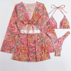NEW bikini & cover up set